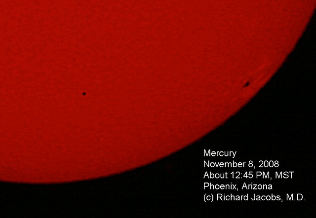 011108 MercurySunCrossing Halpha2Annotate