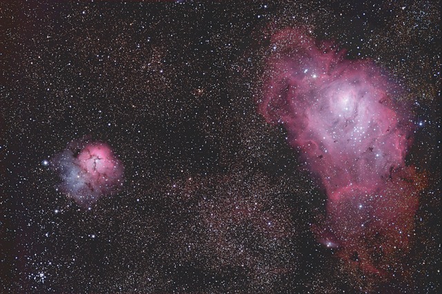 M8 Lagoon M20 Trifid Nebulae_2